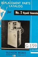 Gleason-Gleason No. 2, Hypoid Generator, Parts List Manual-#2-No. 2-01